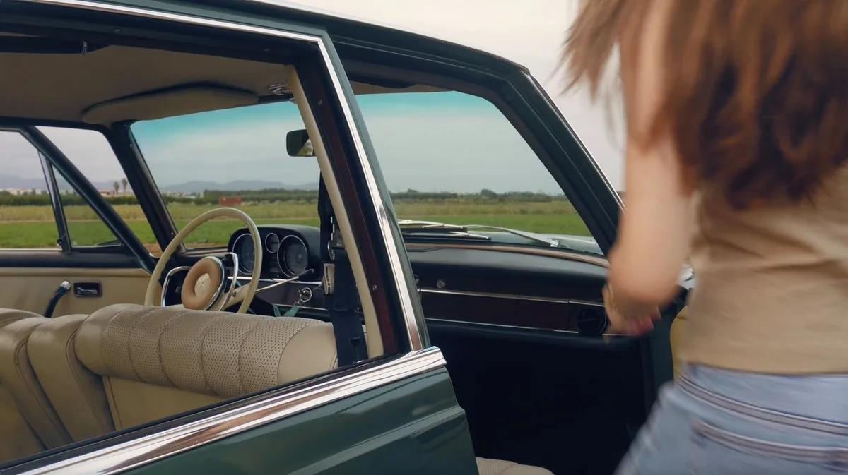 Mercedes 250 SE de 1967 en la huerta de Valencia